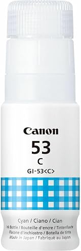 Canon GI-53 C EUR Cyan Ink Bottle 60ml High Yield ChromaLife100 view 2