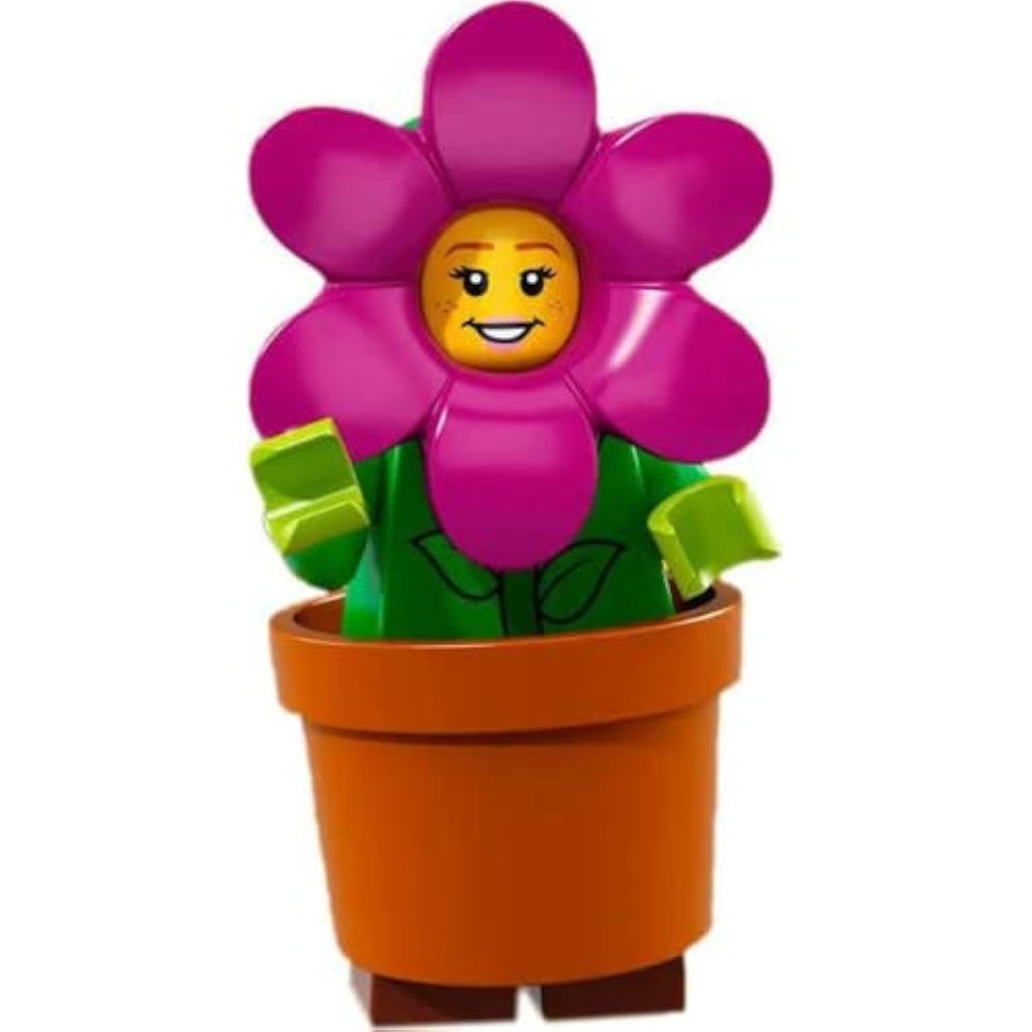 LEGO 71021 Series 18, #14 Flower Pot Suit Girl Mini Figure