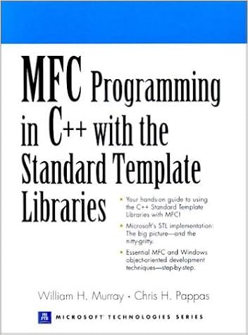 Amazon Com Mfc Programming In C With The Standard Template Libraries Murray Iii William H Murray William H Books