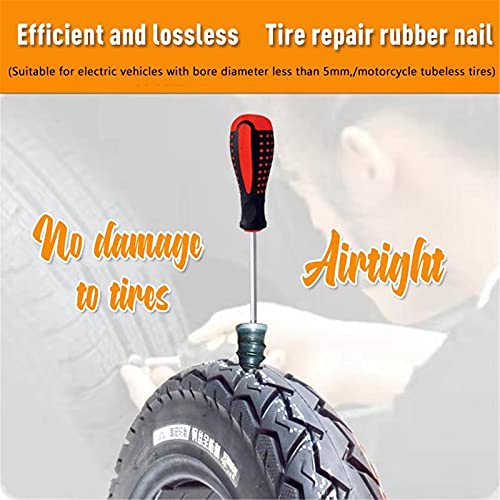 Sunshinehomely Vacuum Tyre Repair Nail for Motorcycle, Car Tire