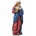 Avalon Gallery Inspirational Catholic Figurine by Michael Adams - Sculpted Resin Statue, 7.25-Inch, Mother's Kiss