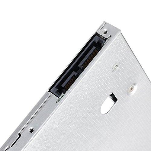 SATA Hard Drive Tray,Universal 9.5mm SATA to SATA 2nd SSD HDD Hard Drive Caddy Adapter Tray Enclosures for DELL HP LENOVO ThinkPad ACER Gateway ASUS SONY SAMSUNG MSI Laptop By Best shop 2016
