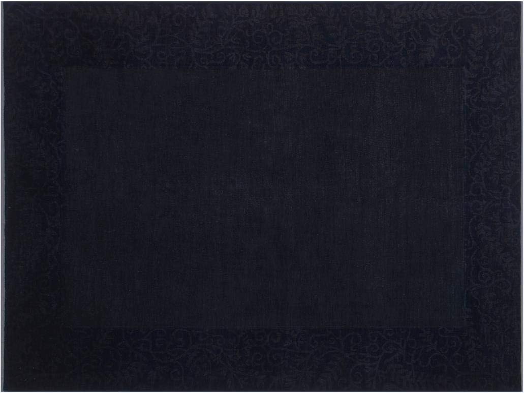 Over Dyed Color Reform Arica Blue/Gray Wool Rug (8'7 x 11'3)