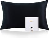 ZIMASILK 100% Mulberry Silk Pillowcase 19 Momme 6A 50x75 Black view 8