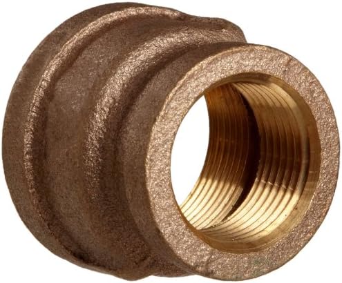 Lead Free Brass Pipe Fitting, Reducing Coupling, Class 125, 2" X 1-1/2" NPT Female