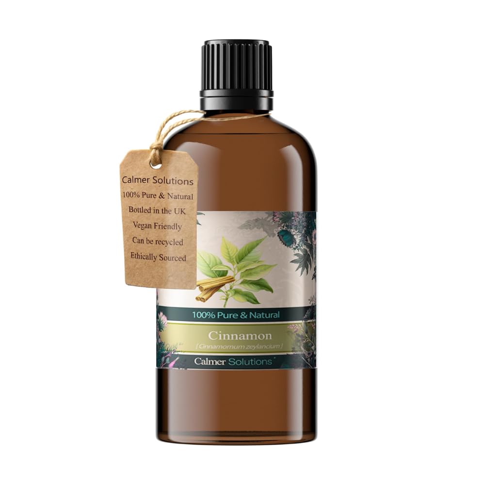 Calmer Solutions Cinnamon Leaf - Pure Essential Oil - Aromatherapy Oil 100ml