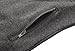 DJT Womens Casual Oblique Zipper Hoodie Jacket Coat XX-Large Dark Grey
