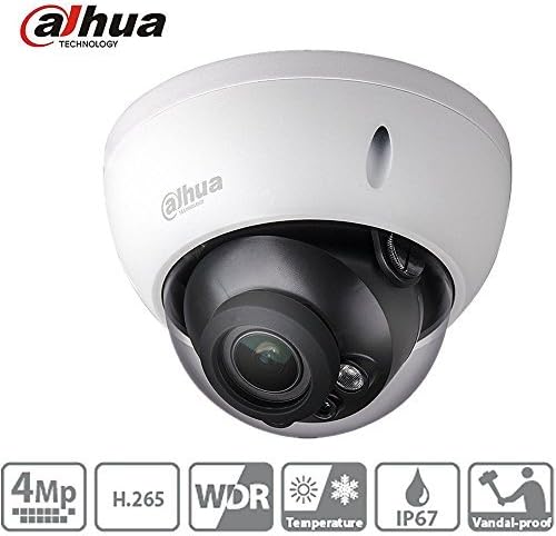 Dahua Dome Camera HDBW4431R-S 4MP Vandalproof Mini Network IP Camera H.265 IP67 IK10 PoE ONVIF Night Version International Version with 2.8mm Fixed Lens