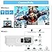 LED Wireless Bluetooth Home Projectors HD WXGA 200″ 16:9/4:3 Multimedia Smart TV Projector Android 6.0 VGA RCA Audio USB AV HDMI,Compatible with Game Console DVD PC Laptop Smartphone Xbox Wiithumb 2