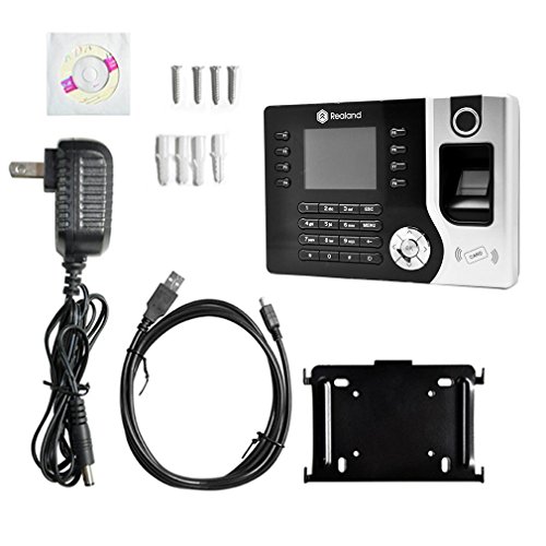Realand 2.4" Biometric Fingerprint Time Attendance Machine Time Clock A-C071 UB - Thumbnail 7