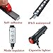 Car Interior Lights, GLIME 4-Piece 12 LED Car Atmosphere Light,Interior Underdash Lighting Kit ,Car Auto Floor Lights,Waterproof Glow Neon Light Strips Decoration Lamp for All Vehicles Purple
