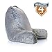XL Reading Pillow for All Ages Machine Washable Velvet Cover Soft, Breathable, for Sitting, Reading, TV, Laptop Use Shredded Foam Backrest Pillow with Arms by YesIndeed, 2 Colors