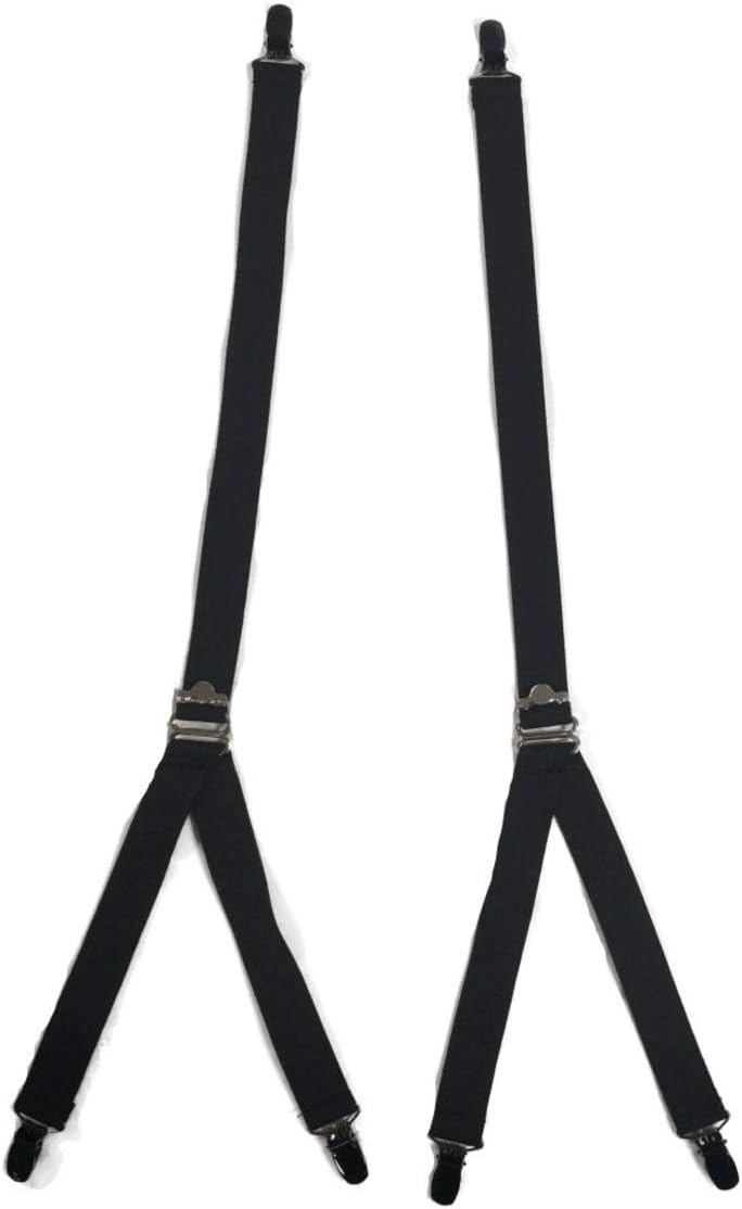 Wesol Distribution Super Shirt Stay Garters, Y Style, No-Slip Clip