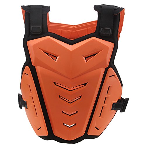 Possbay Chest Back Protector, Body Vest Armor Protective for Motocross Riding Skating Skiing Scooter