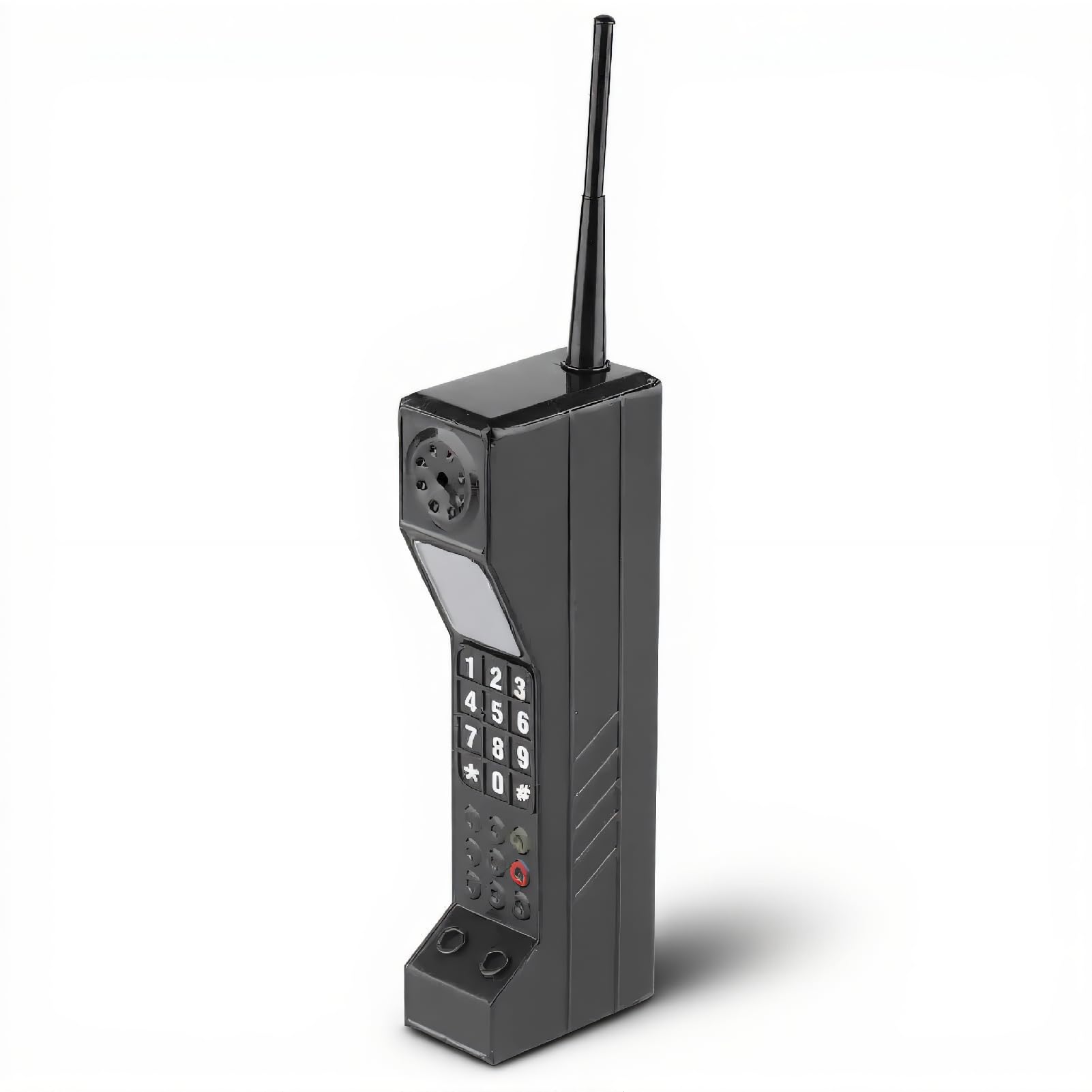 Topiky Cell Phone Ornament, Retro Vintage Cellular Phone Model Simulation, for Photographic Props Stylized Ornaments Gift (Black)