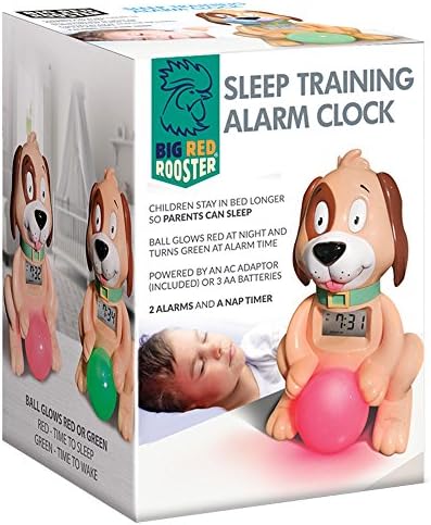 Big Red Rooster Brrc105 Sleep Training Alarm Clock For Kids Plug In Kids Alarm Clock Toddler Clock Boy Or Girls Alarm Clock Childrens Alarm Clock Time To Wake Clock