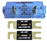WindyNation ANL Fuse Holder + ANL Fuse (2pcs 250A Fuse)