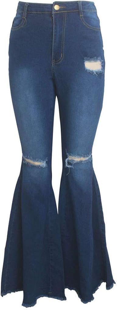 broken hole bell jeans