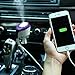 MIGHTYDUTY Car Oil Diffuser with Dual USB Charger Adapter, Mini Car Diffuser Humidifier for Essential Oils, Car Air Humidifier for Automobile Gift Black