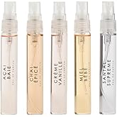 Tru Fragrance Gourmand ACAI BAIE, CHAI EPICE, CREME VANILLE, MIEL BEBE, SANTAL SUPREME Eau de Parfum 5 Piece Travel Set 0.23 fl oz