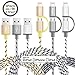 Multi Charging Cable 6.5Ft/2M MFi Certified 2Pack USB A to Lightning/Micro USB Cables 2 in 1 Nylon Braided Charge and Sync Charger Cord for iPhone, iPad/iPod, Huawei, Nexus, Nokia, Sony, HTC & More
