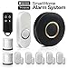 Wireless Home Security Alarm System Anti-theft Siren App for Android IOS Smartphone 1 Smart WiFi Hub 5 Contact Sensors 2 Motion Sensors 1 Doorbell Button Compatible with Alexa