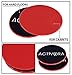 Exercise Sliders – One Pair of Red Gliding Discs Core Sliders for Carpet and Hard Floors – Smooth Training for Low Impact Exercises and Full Body Workout’s at Home or when Travelling