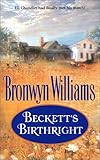 Front cover for the book Beckett's Birthright by Bronwyn Williams