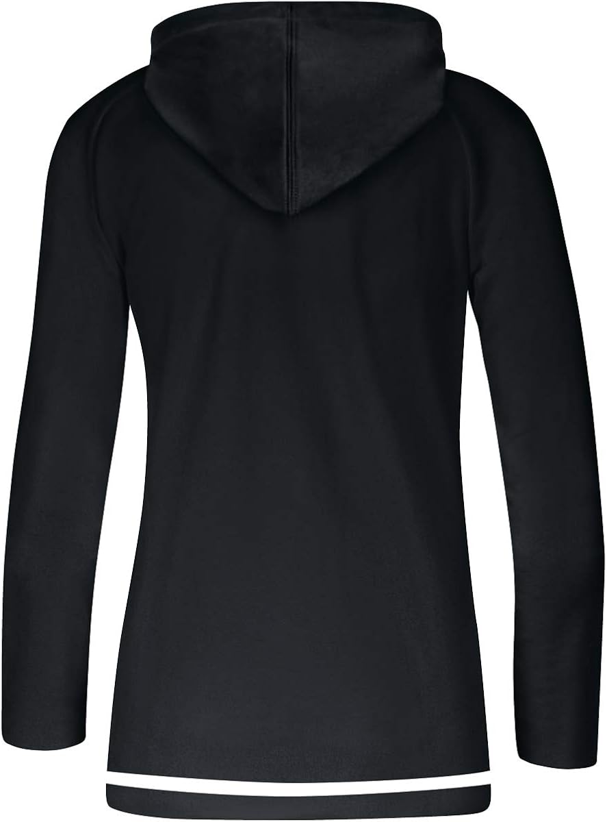 JAKO Women's Striker 2.0 Hooded jacket, black/white, 34 (EU) - Image 3