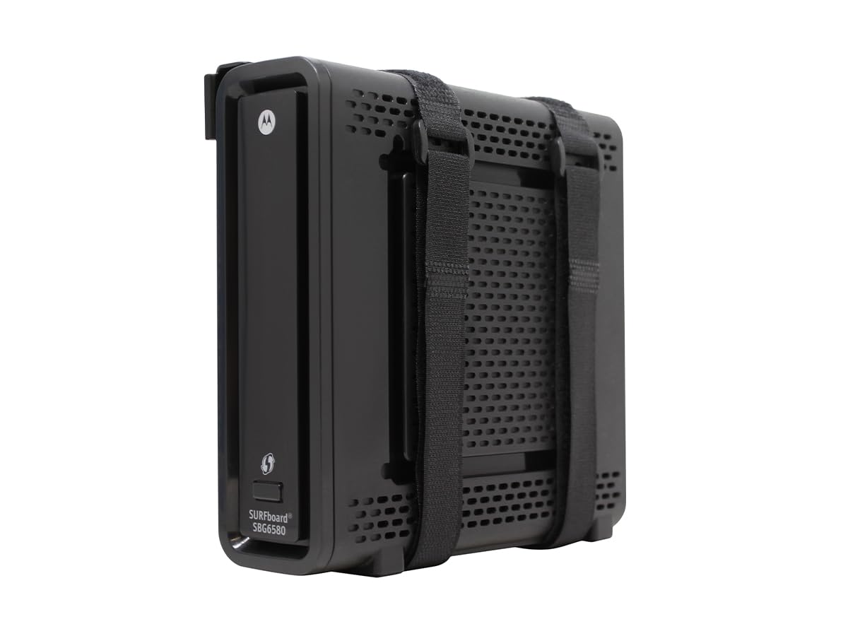 HumanCentric Universal Wall Mount, Adjustable Mount for Cable Boxes, DVD Players, Routers, Modems, and More, Fits Devices 12”-32” in Perimeter and Up to 30 lb, Hardware Included