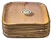 Pure Palm 10 in Party Plates Palm Leaf Plates Biodegradable Plates 25 pc Nice Compostable Bamboo Wood Look Large Square Disposable Plates, Eco Friendly Paper Dinner Plates Party Wooden Style Plates