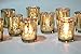 Mercury Votive Candle Holder. Set of 12 (Gold)