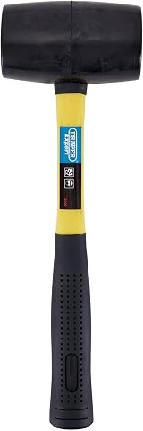 Draper Expert 750g Rubber Mallet Soft Hammer Fibreglass Shaft Shock Absorbing view 3