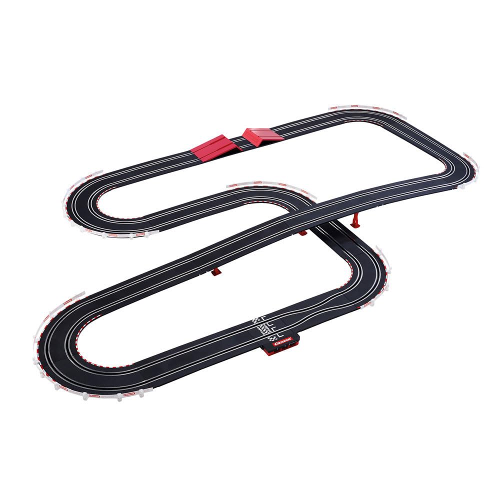 Carrera GO!!! Build 'n Race - Racing Set 6.2 Race Track Set I Racetracks and Licensed Slot Cars | Up to 2 Players | For Boys and Girls from 6 Years and Adults