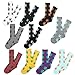 Leegoal(TM) Unisex Cotton Maple Leaf High Socks Sports Crew Socks, 1 Pair
