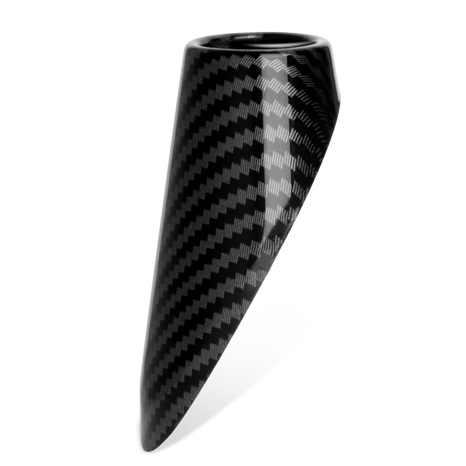 Photo 1 of HTRACING Antenna Mount Base Cover AM FM Replacement Compatible with 2011 2012 2013 2014 2015 2016 2017 2018 Dodge RAM 1500 2500 3500 Accessories Black Carbon Fiber Color