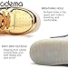 Odema Women High Top USB Charging LED Shoes Flashing Sneakers, Gold, 10 B(M) US