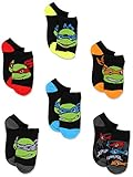 Teenage Mutant Ninja Turtles Boys 6 pk Socks (4-6 Toddler (Shoe: 7-10), Multicolored)