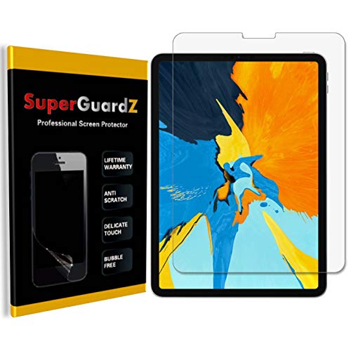 [3-Pack] for iPad Pro 11 (2018) Screen Protector - SuperGuardZ, Ultra Clear, Anti-Scratch, Anti-Bubble [Lifetime Replacement] + 2 Stylus Pen