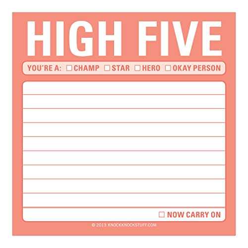 Knock Knock 12447  High Five Sticky Note Pad - //coolthings.us