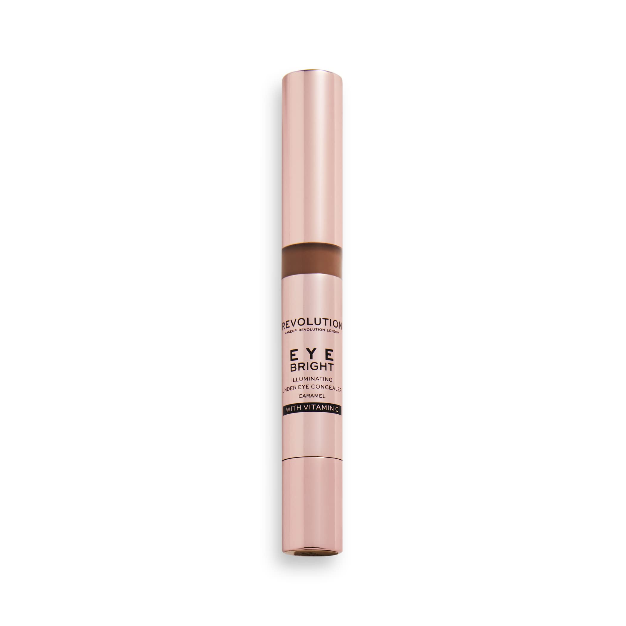 Makeup Revolution Eye Bright Concealer Buildable Cover Christening Finish Caramel 3ml