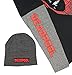 Fashion Marvel Comics Deadpool Long Sleeve Graphic T-Shirt & Beanie Combo (Large)