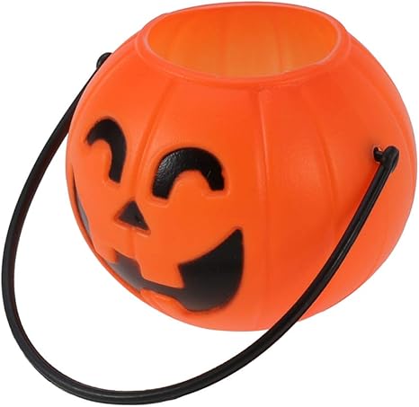 Amazon Co Jp Kesyoo ハロウィンキャンディーバケツ ハロウィンキャンディバスケット ハロウィンキャンディー用 コンテナー装飾 ハロウィンパーティー用品 ７cm12個 おもちゃ