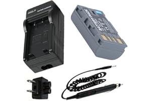 SUNNY ROOM Battery + Charger for JVC Everio GZ-MG130U, GZ-MG230U, GZ-MG330U Camcorder