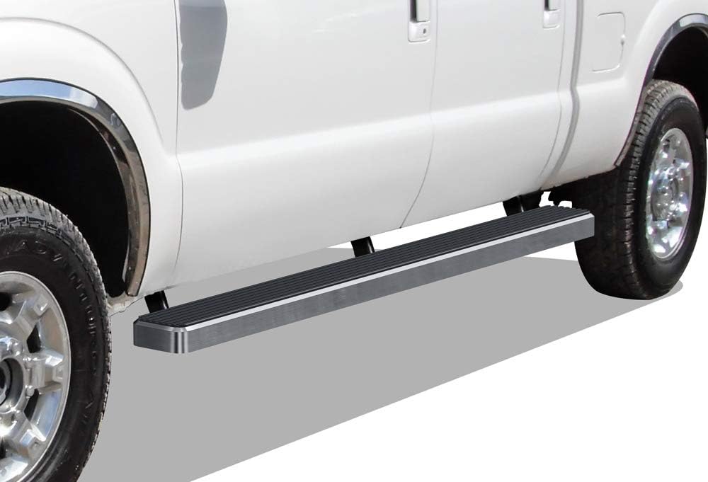 APS iBoard Running Boards 5 inches Custom Fit 19992016 Ford F250 F350