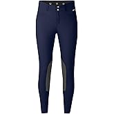 Kerrits Kids Crossover II Knee Patch Riding Breeches | Lightweight, Durable, Easy-Care, Year Round Riding Pants, Tailored Style, Pockets