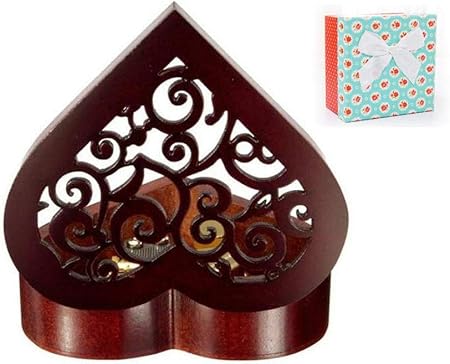 Idee Regalo Mamma Natale.Cuzit Carillon In Legno A Forma Di Cuore Idea Regalo Per Natale Compleanno San Valentino Anniversario Di Matrimonio Festa Della Mamma Amazon It Casa E Cucina