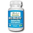 Bio-Relieve Natural Joint Support Supplement – A Proprietary Blend of Organic Turmeric-Curcumin Plus 9 Additional Herbs – 120 Capsules