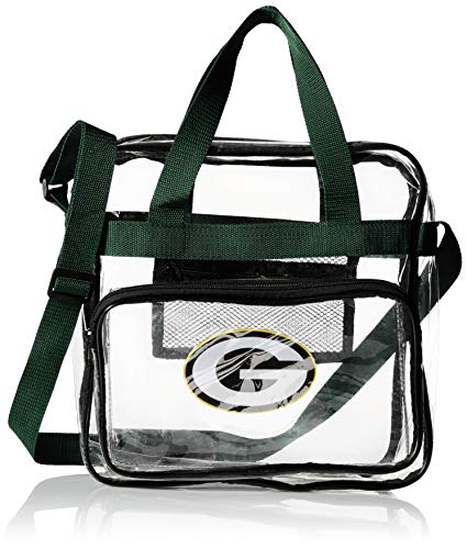 FOCO Green Bay Packers NFL Clear HIGH END Messenger Bag - Thumbnail 7