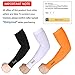 SHINYMOD UV Sun Protection Arm Sleeves for Men Women to Cover Arms with Thumb Holes, Cooling Sports Compression Sleeve